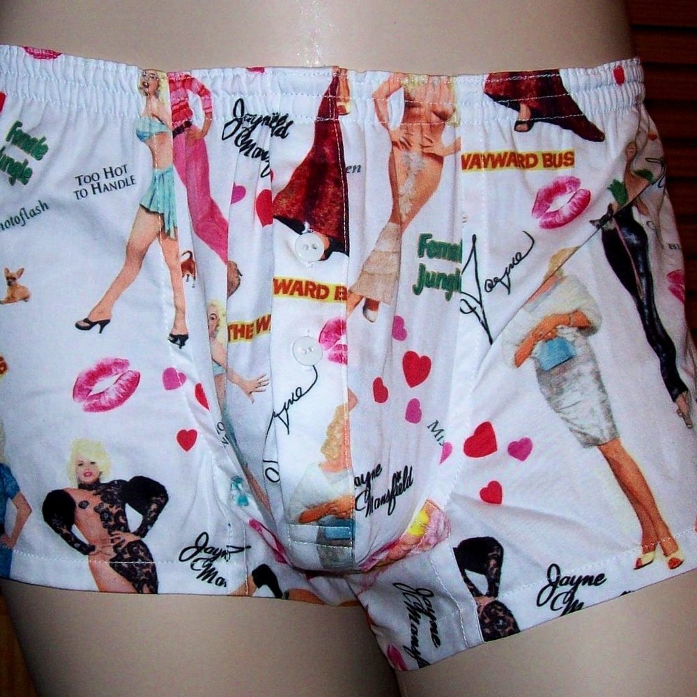 Men's Lounge shorts Jayne Mansfield print